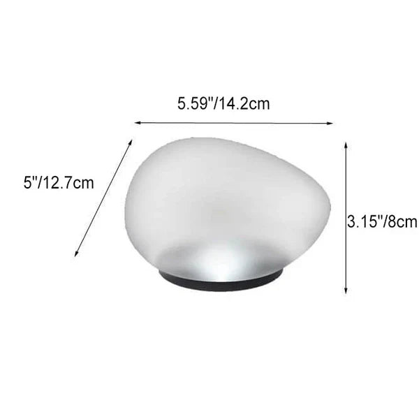 Solar Landscape Light with 50 Lumen LED and Sandblasted Glass Shade