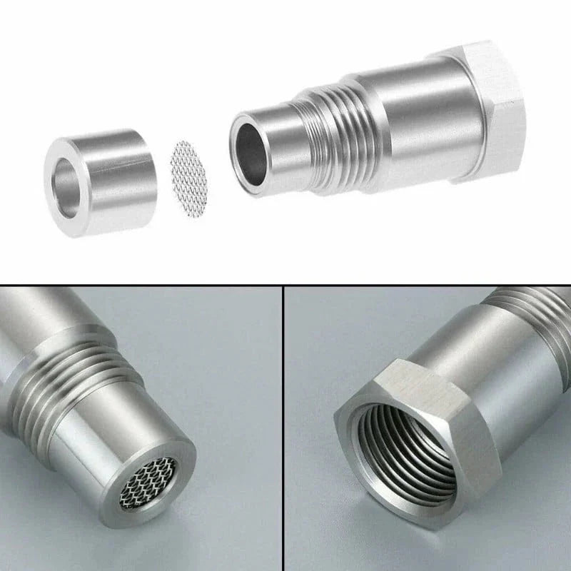 Oxygen Sensor Adapter with M18x1.5 Threading and Internal Catalytic Converter
