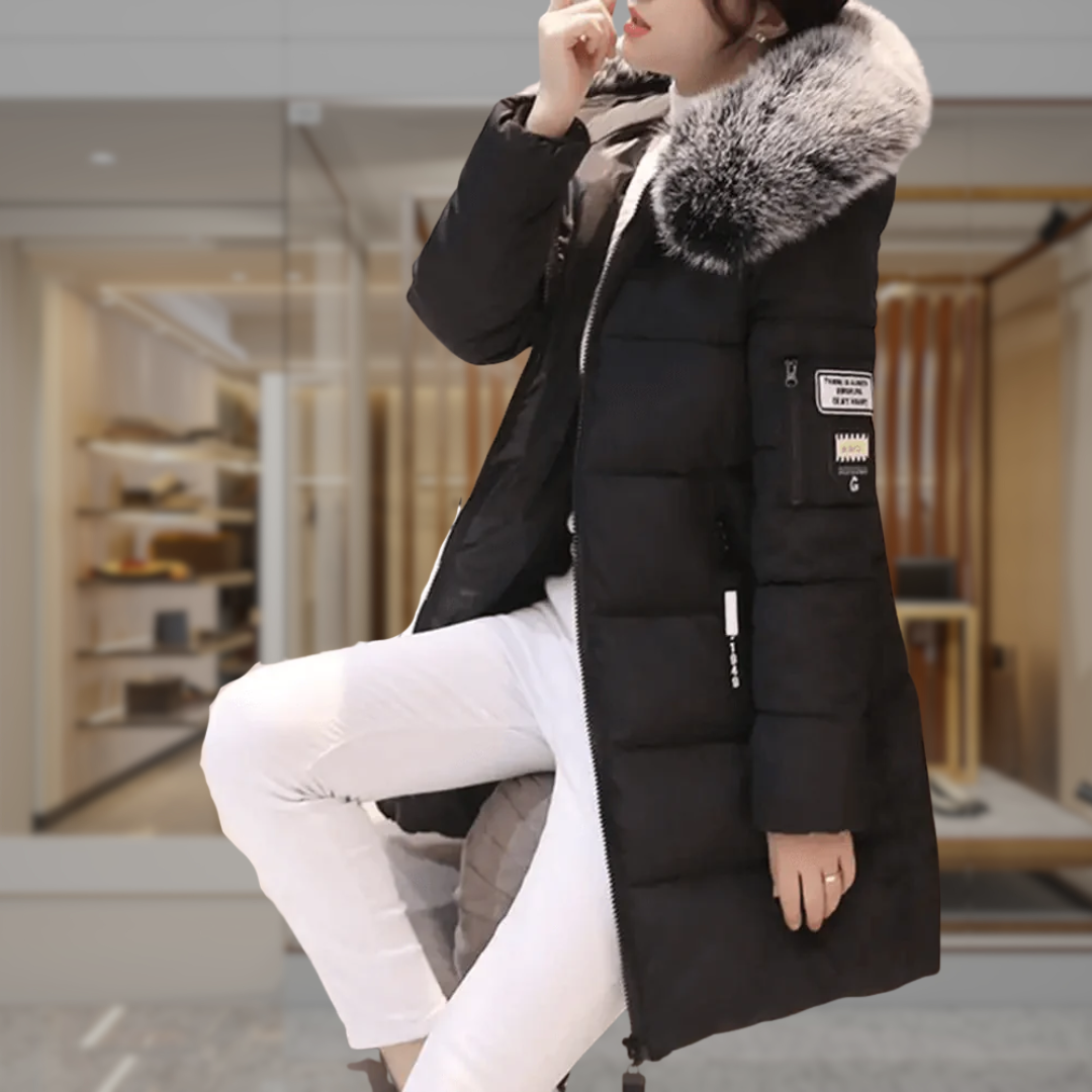 Women’s Long Puffer Jacket Insulated Winter Coat | Cierra