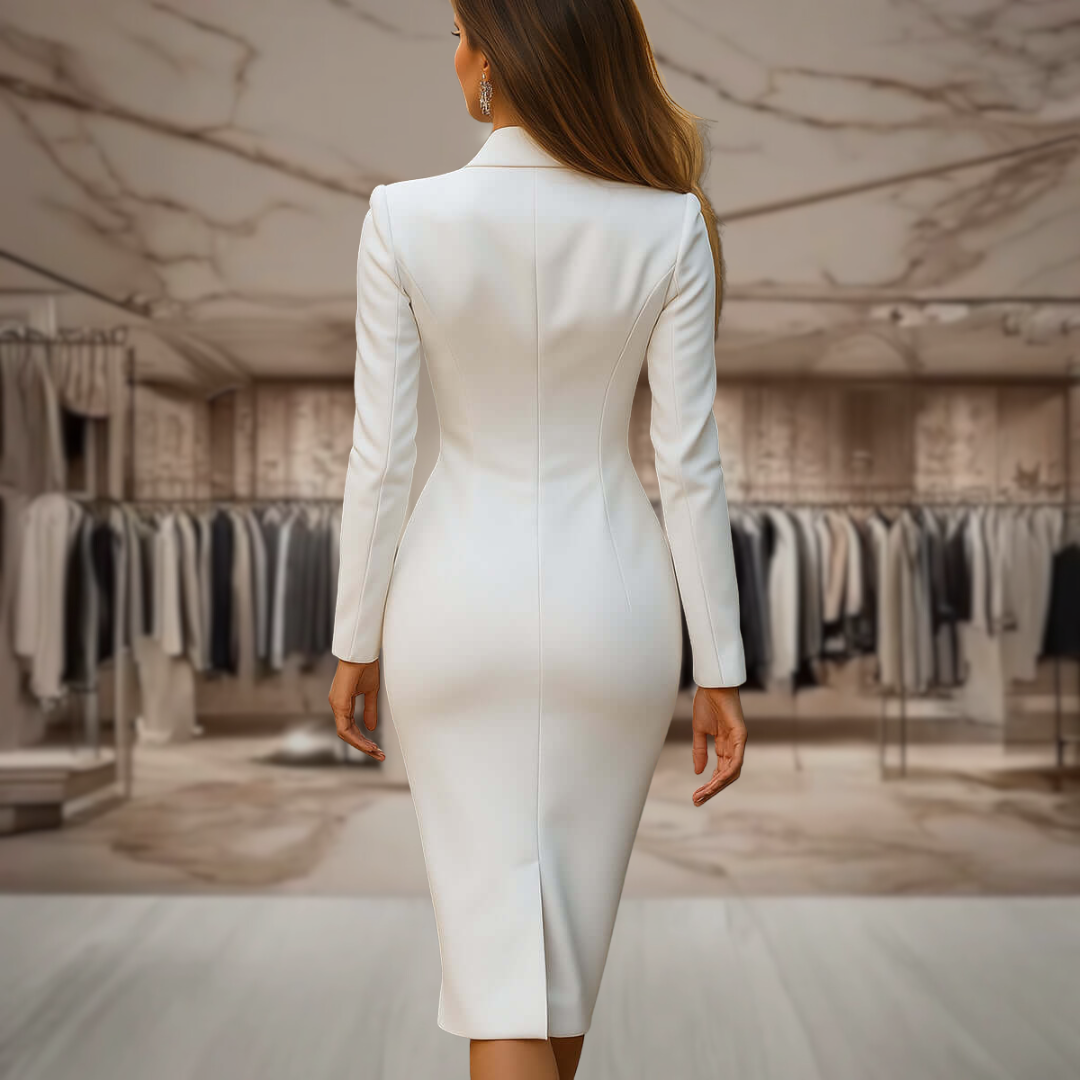 Women’s Tailored Blazer Midi Dress | Layla