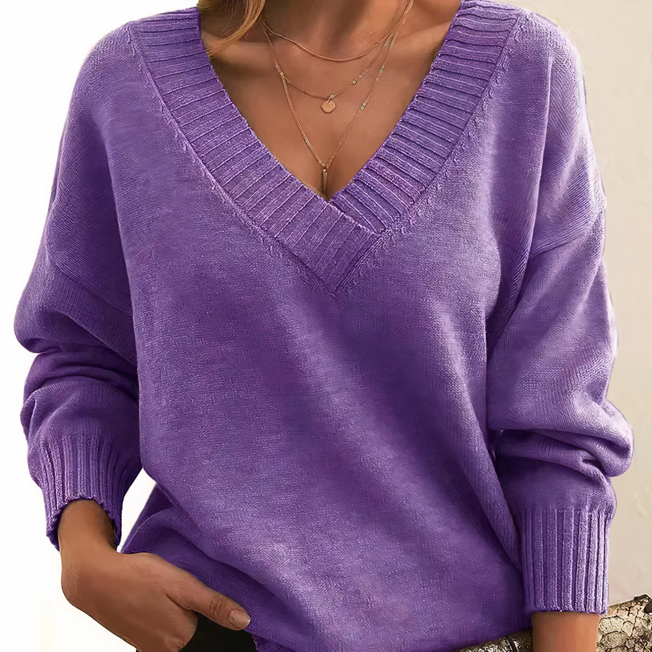Sophie Luxurious Knit Sweater