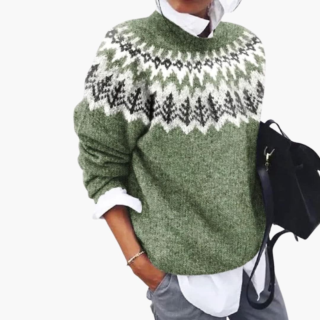 Elara Knit Crewneck Sweater