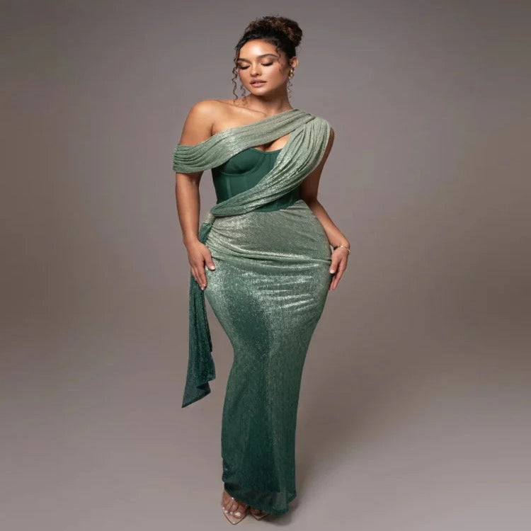 Agatha One Shoulder Dress