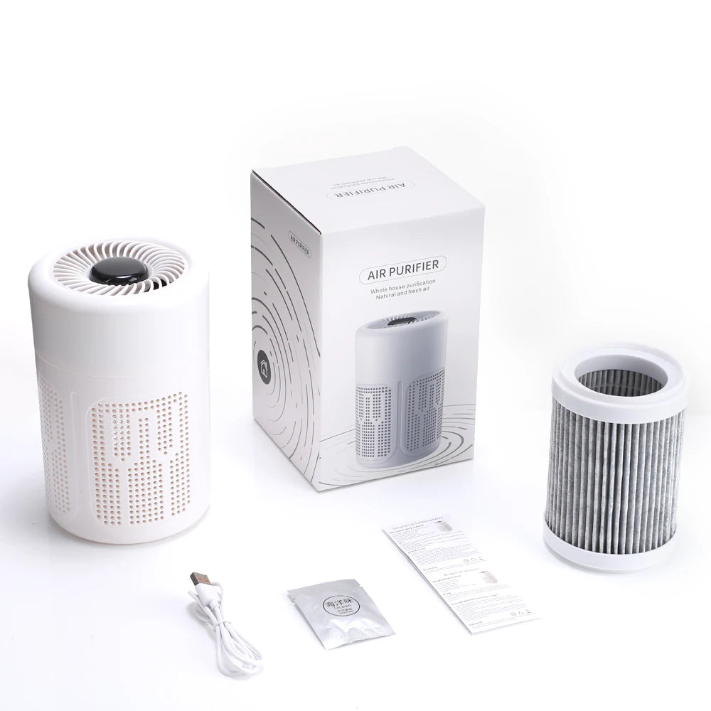 BreatheEase - Mini Desktop Air Purifier
