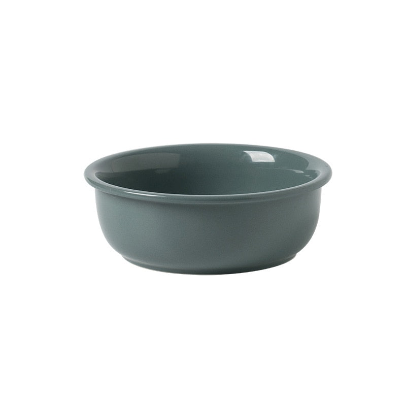 Elevated Ceramic Cat Bowl with Adjustable Oak Stand and Removable Legs