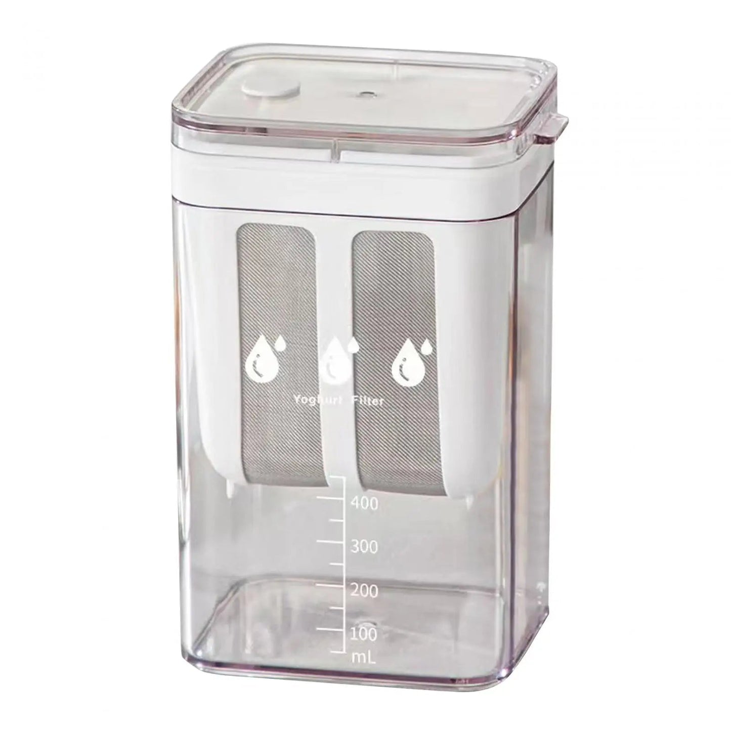 Stainless Steel Yogurt Strainer with Mesh Basket and Collection Container, 1100ml
