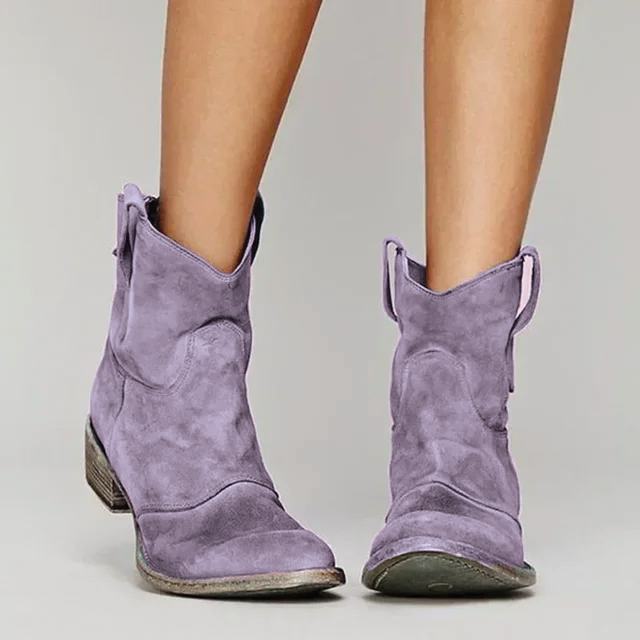 Amara Zoe Western Ankle Boots