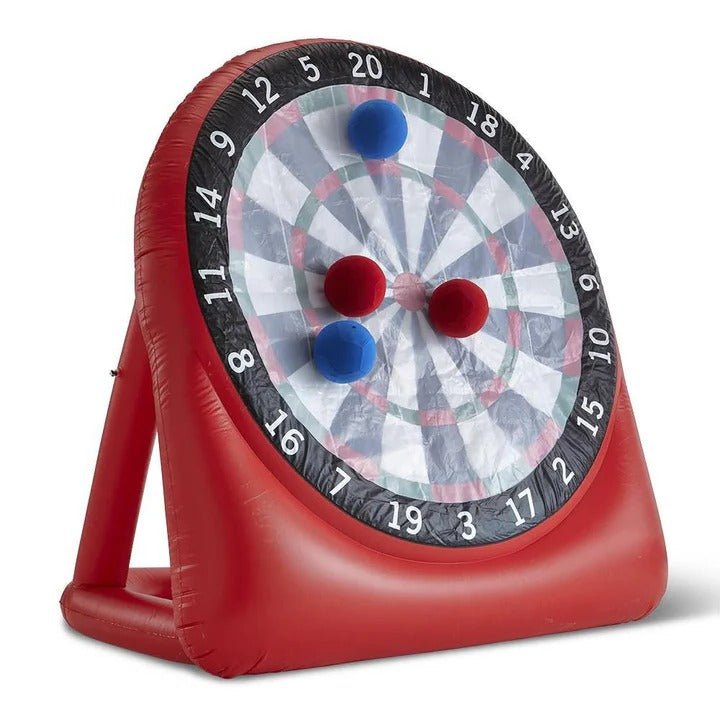 Inflatable Soccer Target Game with Hook and Loop Balls and Electric Pump