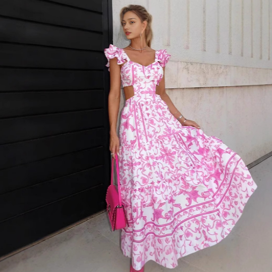 Amara Floral Maxi Dress