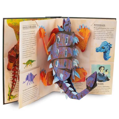 3D Pop-Up Dinosaur and Sea Monster Book with Hardcover Binding and Educational Facts