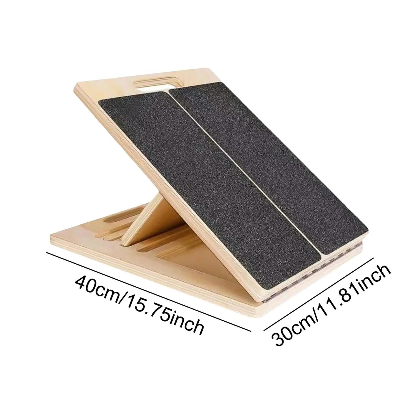 Calf Stretcher Slant Board with Adjustable Incline and Textured Grip Surface