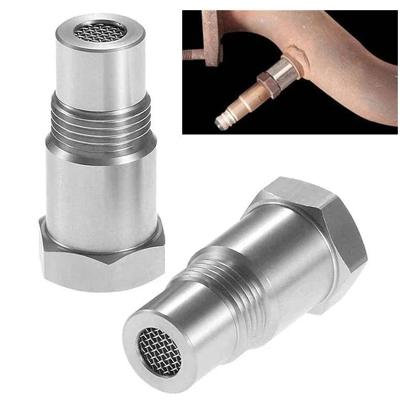 Oxygen Sensor Adapter with M18x1.5 Threading and Internal Catalytic Converter