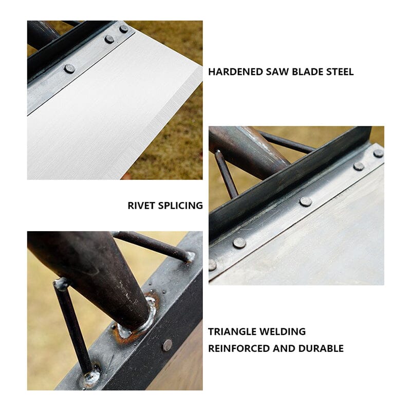 Adjustable Cleaning Shovel with Three-Mode Head and Saw Blade Steel