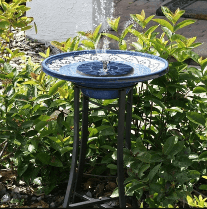 Solar Water Fountain Pump with Four Spray Nozzles and Adjustable Height