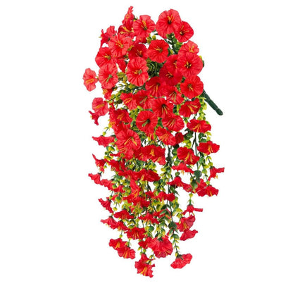 Hanging Morning Glory Vine with Sun Resistant Petals and Flexible Design, 29.52in