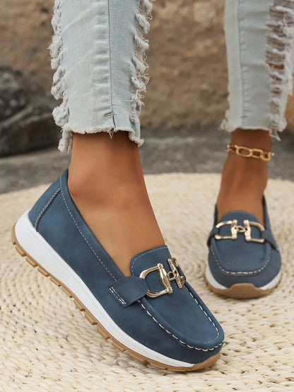Willow Buckle Vegan Loafers