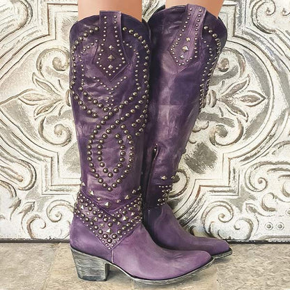 Siena Studded Western Boots