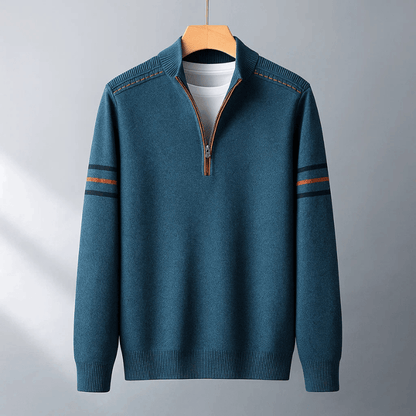 Amos | Modern Half-Zip Sweater Ease