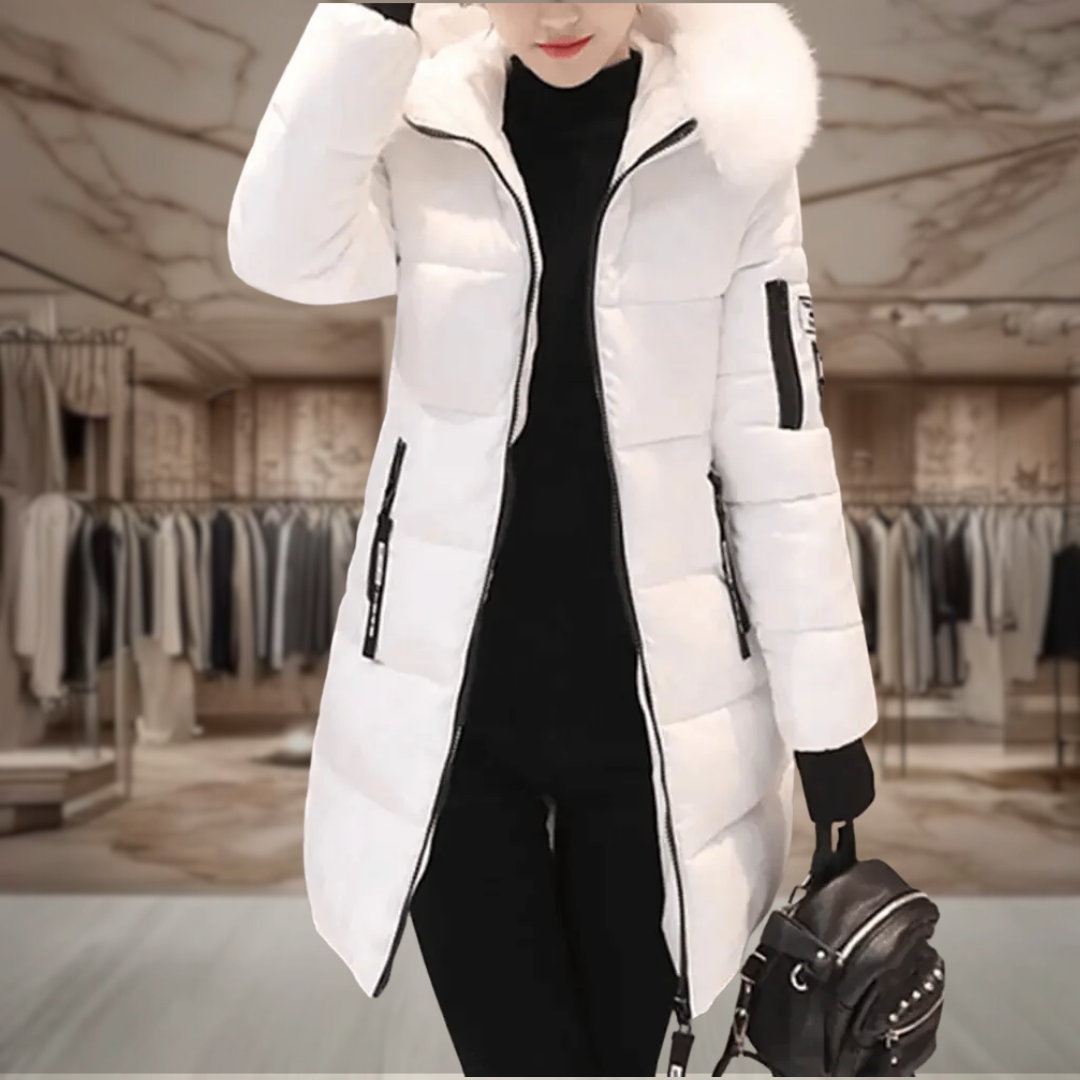 Women’s Long Puffer Jacket Insulated Winter Coat | Cierra