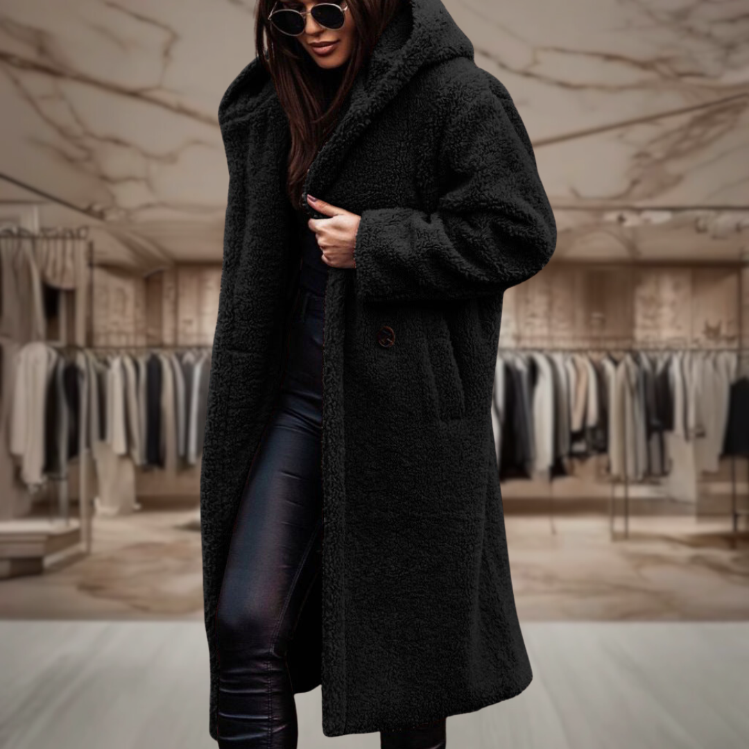 Women’s Teddy Long Overcoat | Akira