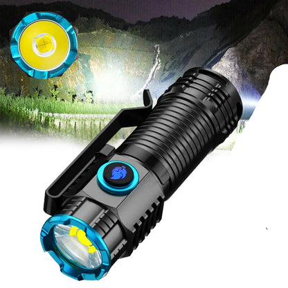 LED Flashlight with Magnetic Tail and Pen Clip, 1000 Lumens Rechargeable