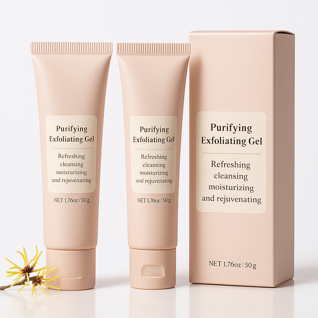 Exfoliating Gel with Sodium Hyaluronate and Vitamin C, Cherry Blossom Extract