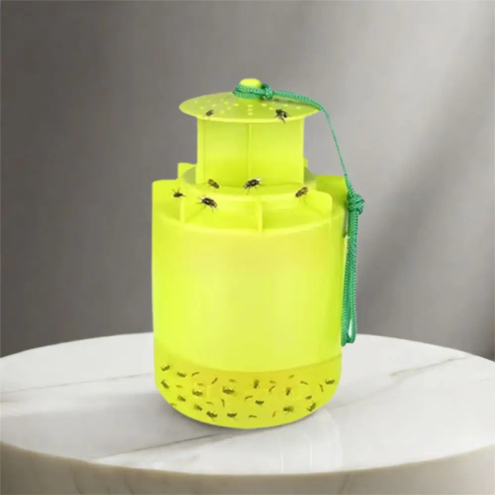 Outdoor Fly Trap with Food Based Attractant and Nylon Hanging Cord
