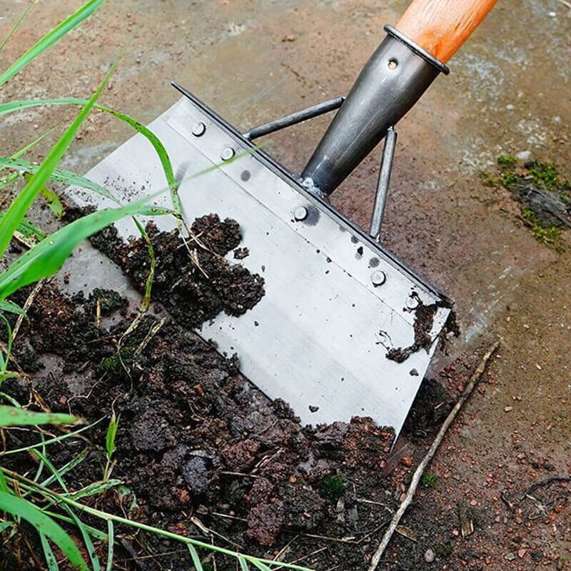 Adjustable Cleaning Shovel with Three-Mode Head and Saw Blade Steel