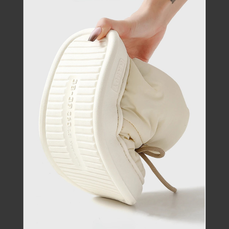 Lace-up Plush Booties