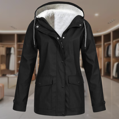 Women’s Waterproof Fleece Lined Hooded Jacket | Ariel