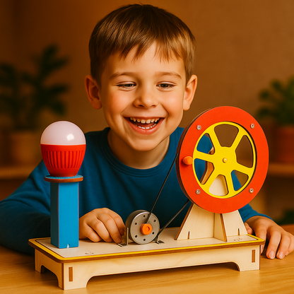 Engineering Construction Set with Hydraulic Arm and Propeller Plane Models
