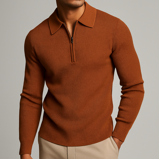 Arlo Waffle Knit Quarter Zip