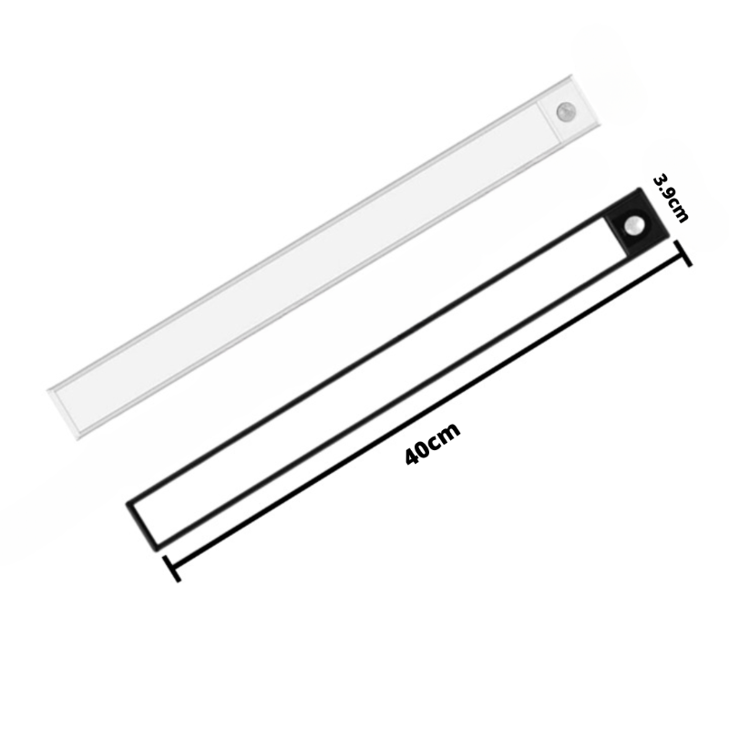 Motion Sensor LED Light with Magnetic Mount and Adjustable Brightness, Rechargeable