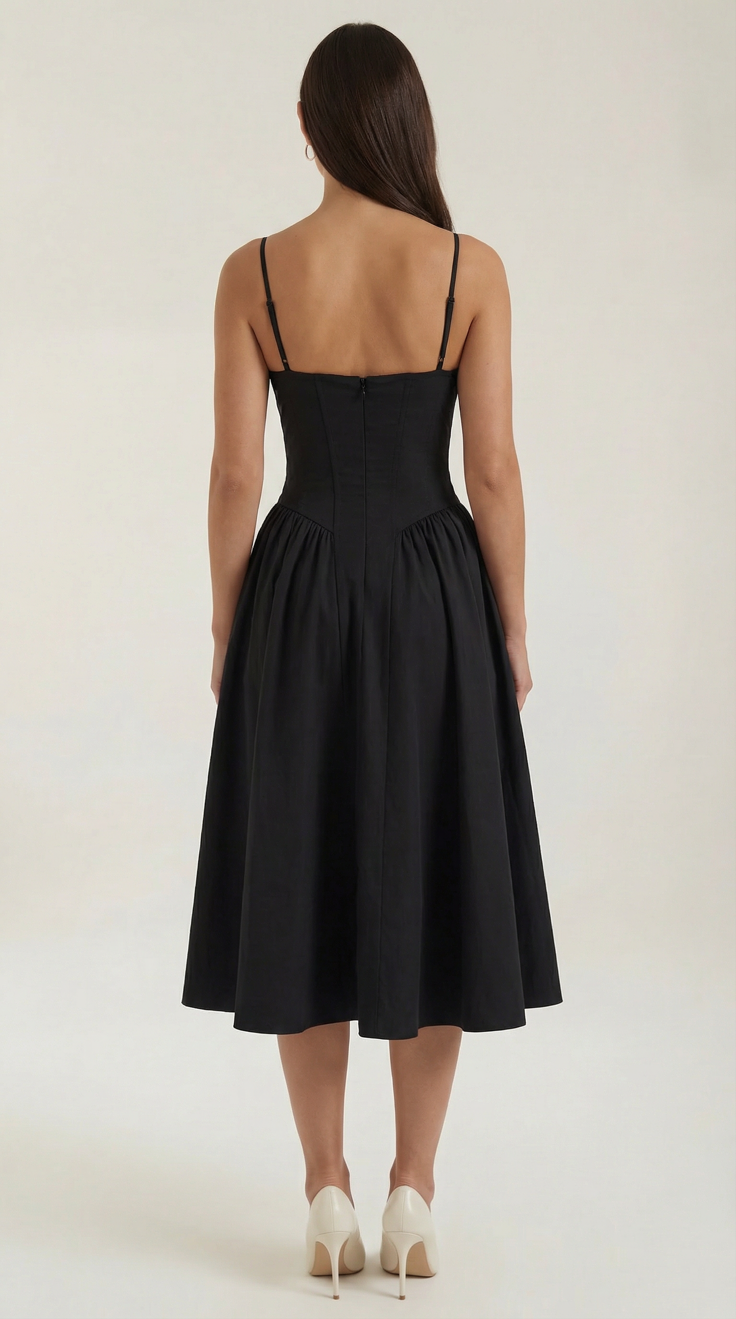 Odette Korset Midi Kjole