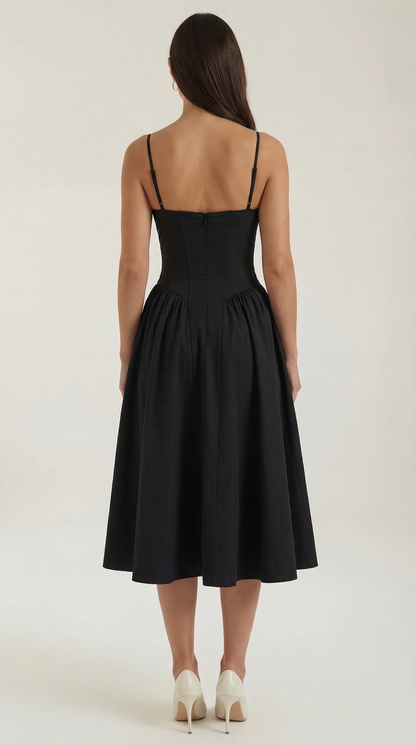 Odette Korset Midi Kjole