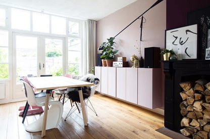 Adjustable Wall Lamp with Extended Arm and Cast Iron Counterweight, Hardwired