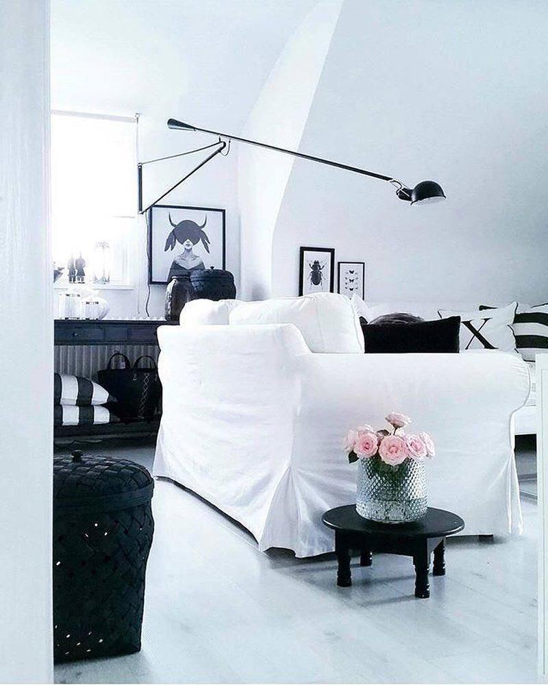 Adjustable Wall Lamp with Extended Arm and Cast Iron Counterweight, Hardwired