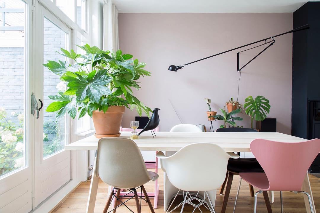 Adjustable Wall Lamp with Extended Arm and Cast Iron Counterweight, Hardwired