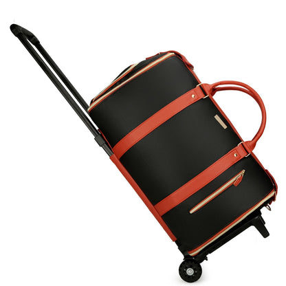 Carry On Travel Bag with Hanging Garment Zone and Shoe Compartment, 60 Liter