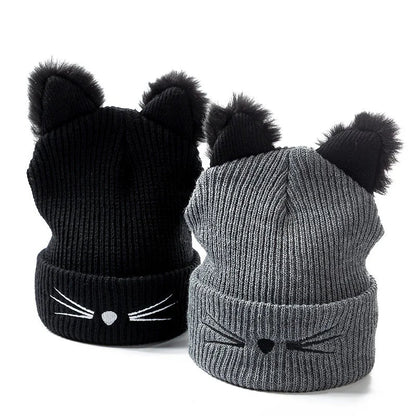 Mira Purr Knit Beanie