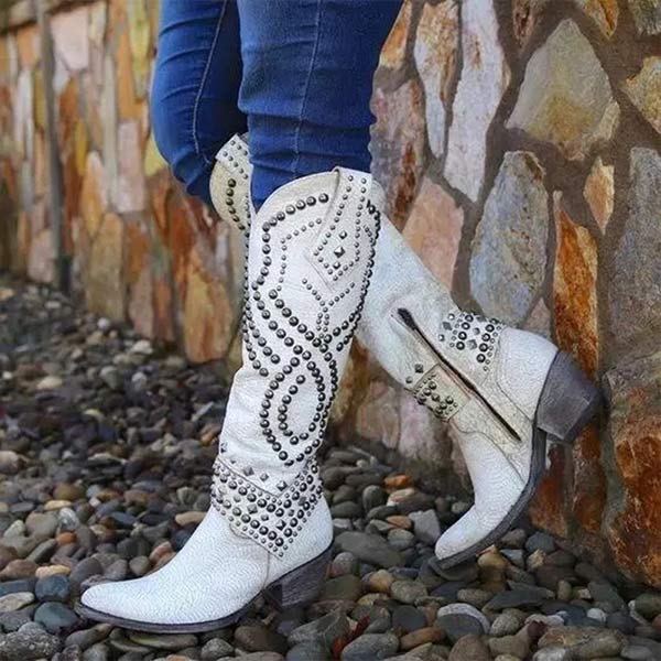 Siena Studded Western Boots
