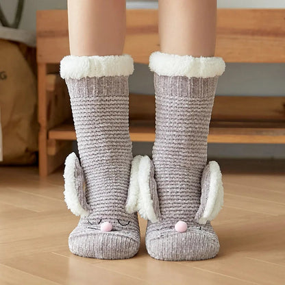 CuddleBun Fluffy Home Socks