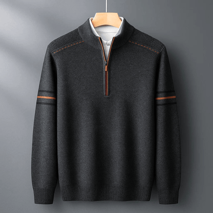 Amos | Modern Half-Zip Sweater Ease