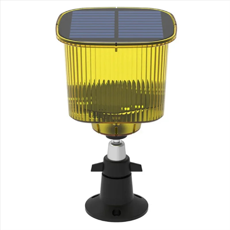 Motion Sensor Bird Repeller with 110dB Alarm and Strobe Light