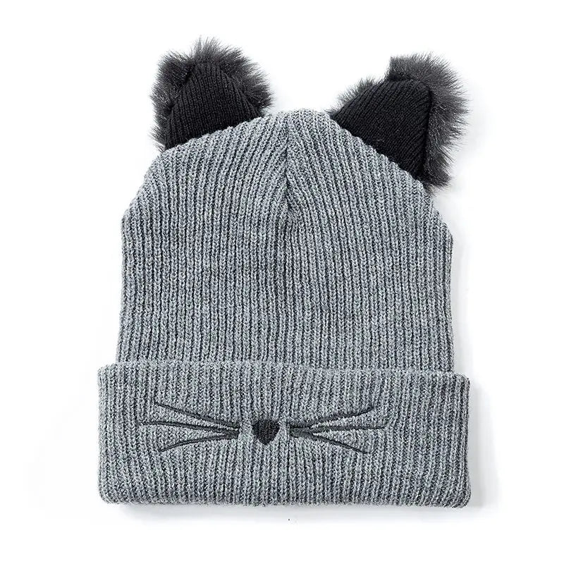 Mira Purr Knit Beanie