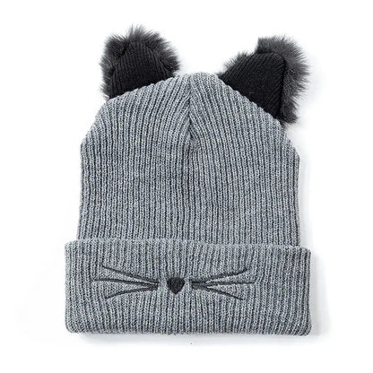 Mira Purr Knit Beanie