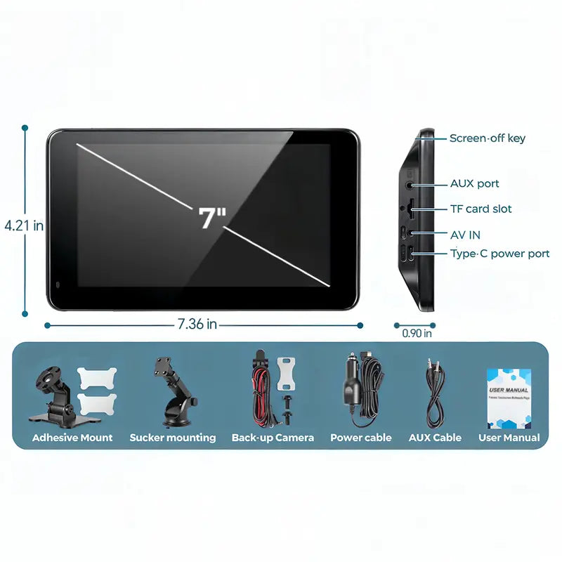 2026 Upgraded Wireless CarPlay Screen for Andriod & Iphone : The Ultimate Portable Car Play Adapter for Seamless In-Car Entertainment Car Media Player Car Monitor allveramart