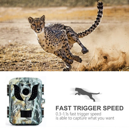 Outdoor Trail Camera with Night Vision and 90 Degree Motion Detection