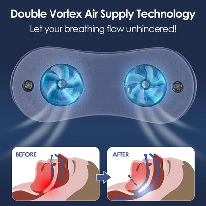 Portable Airflow Device with Micro Blower Technology and 8-Hour Battery, Travel Sleep Support