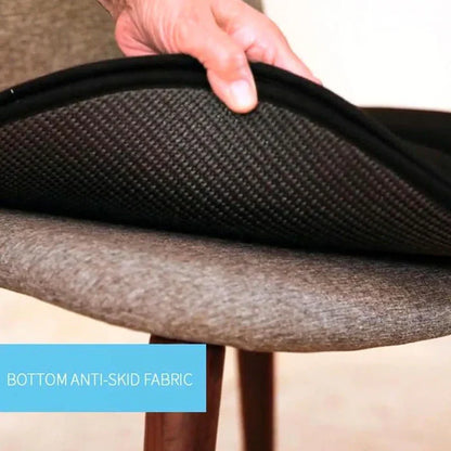 Swivel Seat Cushion with Memory Foam and Grip Base, 360 Degree Rotation